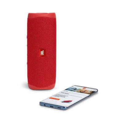JBL FLIP 5 Portable Waterproof Speaker - JBLFLIP5REDAM