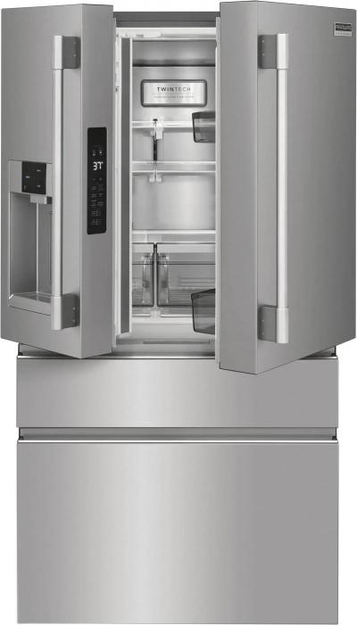 36" Frigidaire Professional 21.8 Cu. Ft. Counter-Depth 4-Door French Door Refrigerator - PRMC2285AF