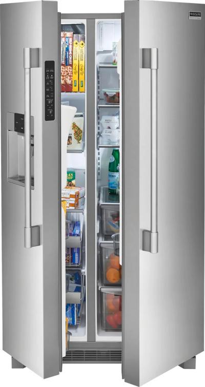 36" Frigidaire Professional 22.0 Cu. Ft. Counter-Depth Side-by-Side Refrigerator - FPSC2278UF