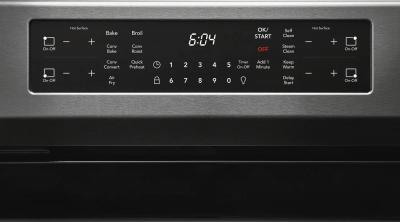 30" Frigidaire Gallery 5.4 Cu. Ft. Freestanding Induction Range With Air Fry In Black Stainless Steel - GCRI305CAD