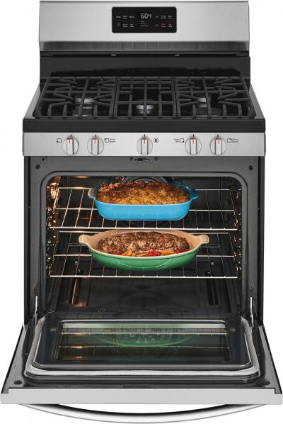 30" Frigidaire Gallery Freestanding Gas Range With Steam Clean - GCRG3038AF