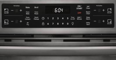 30" Frigidaire Gallery 5.4 Cu. Ft. Front Control Induction Range With Air Fry - CGIH3047VD