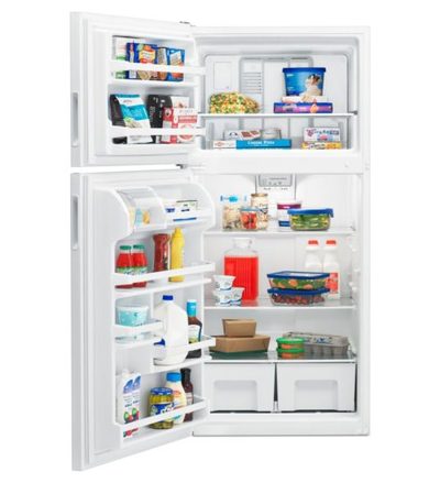 30" Amana 18 Cu. Ft. Top-Freezer Refrigerator With Glass Shelves - ART318FFDS