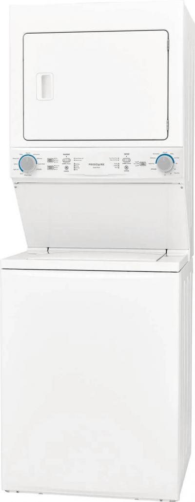 27" Frigidaire 4.5 Cu. Ft. Electric Washer & Dryer Laundry Centre (White) - FLCE752CAW