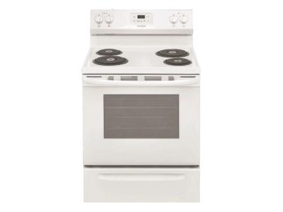 30" Frigidaire 5.3 Cu. Ft. Free Standing Electric Range With 4 Burners - FCRC301CAW