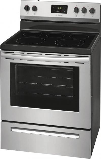 30" Frigidaire 5.3 Cu. Ft. Free Standing Electric Range With 5 Burners - FCRE305CAS