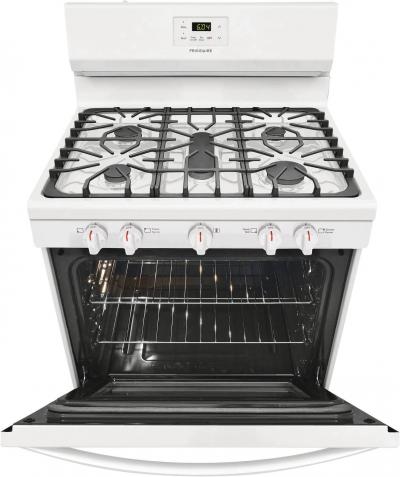 30" Frigidaire 5.0 Cu. Ft. Free Standing Gas Range With 5 Sealed Burners - FCRG3052AW