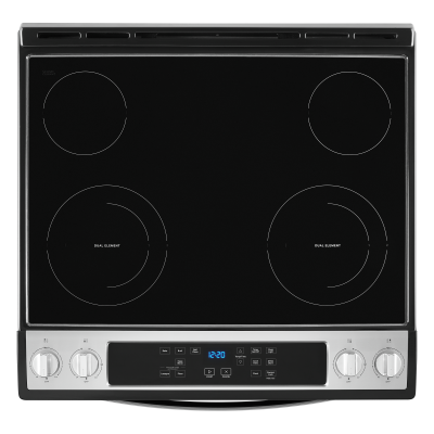 30" Whirlpool 4.8 Cu. Ft. Electric Range With Frozen Bake Technology In Stainless Steel - YWEE515S0LS