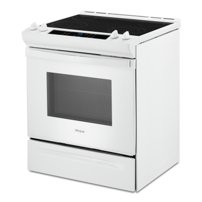 30" Whirlpool 4.8 Cu. Ft. Electric Range With Frozen Bake Technology In White - YWEE515S0LW