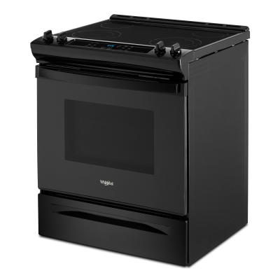 30" Whirlpool 4.8 Cu. Ft. Electric Range With Frozen Bake Technology In Black - YWEE515S0LB