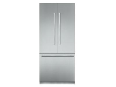 36" Thermador Masterpiece Series Built-in French Door Bottom Freezer Refrigerator - T36BT915NS