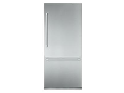 36" Thermador Professional Series Built-in Two Door Bottom Freezer Refrigerator - T36BB925SS
