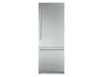30" Thermador Masterpiece Series Built-in Two Door Bottom Freezer Refrigerator - T30BB915SS