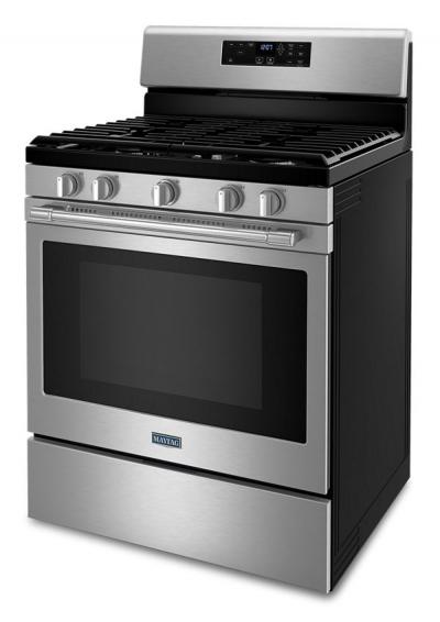 30" Maytag 5.0 Cu. Ft. Freestanding Gas Range With Air Fryer And Basket - MGR7700LZ
