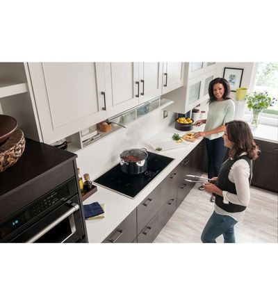 36" KitchenAid Induction Cooktop with 5 Elements, Touch-Activated Controls and Power Slider - KICU569XBL