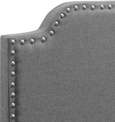 Smoke Gray King Size Headboard - Darcy Headboard (King)