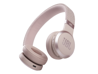 JBL On-Ear Live 460NC Noise Cancelling Wireless Headphones In Rose - JBLLIVE460NCROSAM
