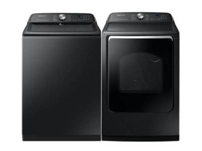 Samsung Top Load Washer and Electric Dryer with SmartThings Wi-Fi - WA52B7650AV/AC-DVE52B7650V/AC