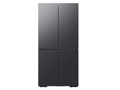 36" Samsung 22.8 Cu. Ft. Bespoke 4-door Flex French Door Refrigerators With Matte Black Steel Panel - F-RF23A967MTMT
