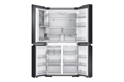 36" Samsung 22.8 Cu. Ft. Bespoke 4-door Flex French Door Refrigerators With Grey Matte Glass Panel - F-RF23A9673131