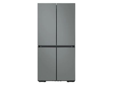 36" Samsung 22.8 Cu. Ft. Bespoke 4-door Flex French Door Refrigerators With Grey Matte Glass Panel - F-RF23A9673131