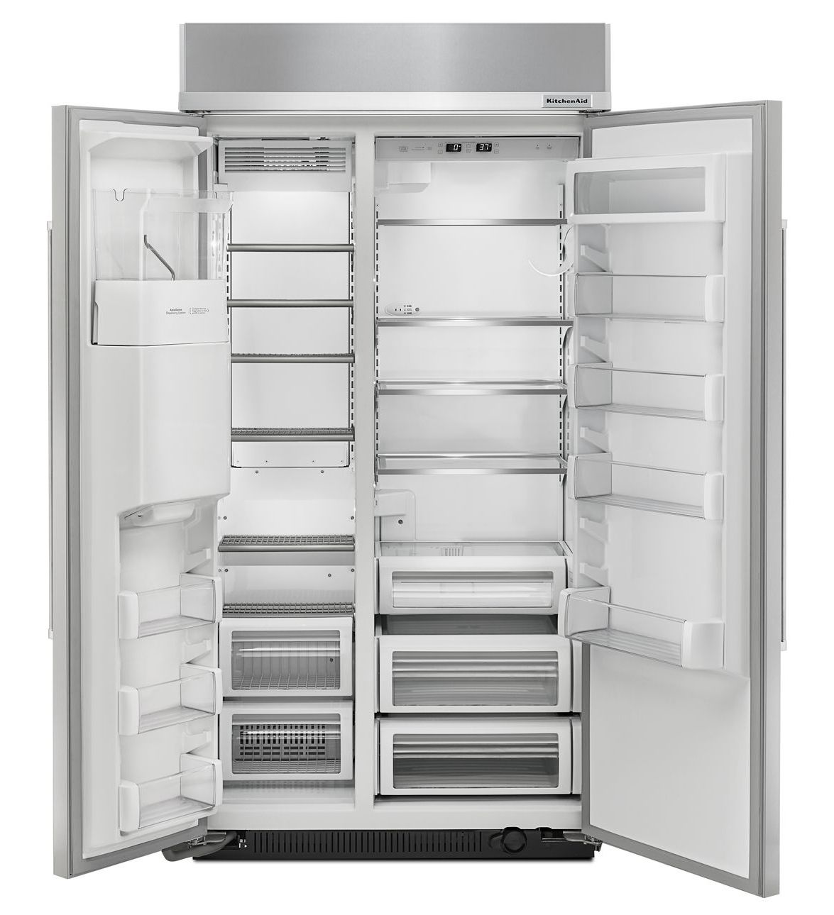 Kitchenaid side by discount side fridge