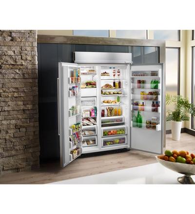 48" KitchenAid 30.0 Cu. Ft. Built-In Side by Side Refrigerator - KBSN608EPA