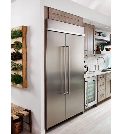 48" KitchenAid 30.0 Cu. Ft. Built-In Side by Side Refrigerator - KBSN608EPA