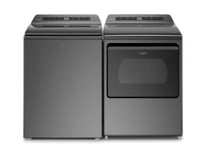 27" Whirlpool 5.4 Cu. Ft. Top Load Washer And 7.4 Cu. Ft. Top Load Gas Dryer With Intuitive Controls - WTW5105HC-WGD5100HC
