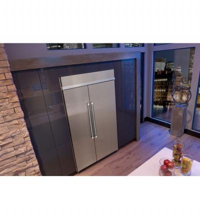 48" KitchenAid 30.0 Cu. Ft. Built-In Side by Side Refrigerator With PrintShield Finish - KBSN608EBS