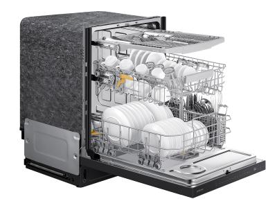 24" Samsung Smart 42DBA Dishwasher With Stormwash Plus and Smart Dry in Black Stainless Steel - DW80B7070UG/AC