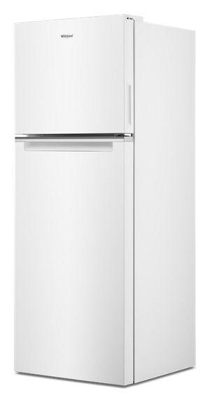 24" Whirlpool 12.9 Cu. Ft. Top Freezer Refrigerator In White - WRT313CZLW