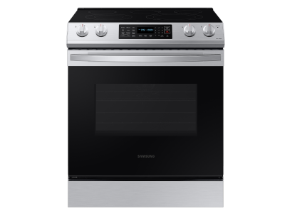 30" Samsung 6.3 Cu. Ft. Slide-in Electric Range With Air Fry And Fan Convection - NE63A8315SS/AC