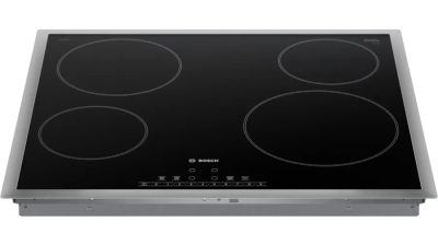 23" Bosch 6 Serie Electric Cooktop in Black Surface Mount with Frame - NET5469SC