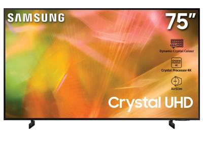 75" Samsung UN75AU8200FXZC Crystal UHD 4K Smart TV