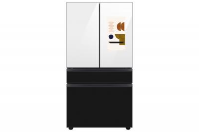 36" Samsung 28.6 Cu. Ft. Bespoke 4 Door French Door Refrigerator with Family Hub - RF29BB8900AWAC