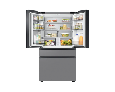 36" Samsung 22.8 Cu. Ft. Bespoke 4-Door French Door Counter Depth Refrigerator with Beverage Center - F-RF23BB863333