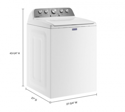 28" Maytag 5.2 Cu. Ft. Top Load Washer with Extra Power - MVW5035MW