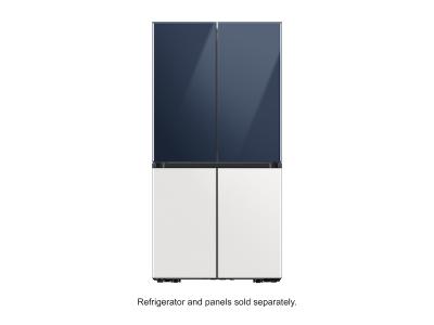 Samsung Bespoke 4-Door Flex Refrigerator Panel in Navy Glass - RA-F18DUU41/AA