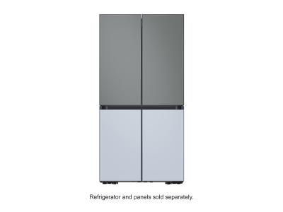 Samsung Bespoke 4-Door Flex Refrigerator Panel in Matte Sky Blue Glass - RA-F18DBB48/AA