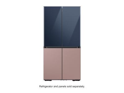 Samsung Bespoke 4-Door Flex Refrigerator Panel in Champagne Rose Steel - RA-F18DBBQH/AA