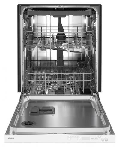 24" Whirlpool Built-In Undercounter Dishwasher in White - WDTA50SAKW