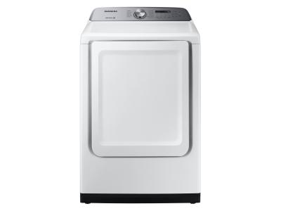 27" Samsung 7.4 Cu. Ft. Electric Dryer With Energy Star Certification In White - DVE50T5205W/AC