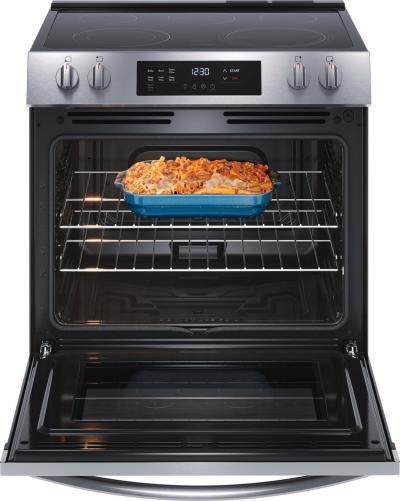 30" Frigidaire 5.3 Cu. Ft. Front Control Electric Range in Stainless Steel - FCFE306CAS