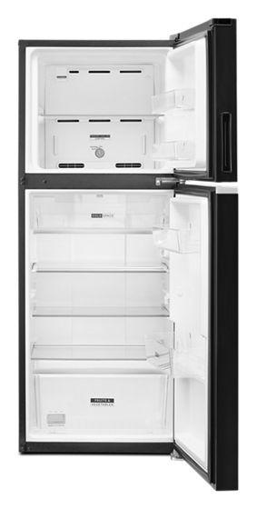 24" Whirlpool 11.6 Cu. Ft. Top-Freezer Refrigerator In Black - WRT312CZJB