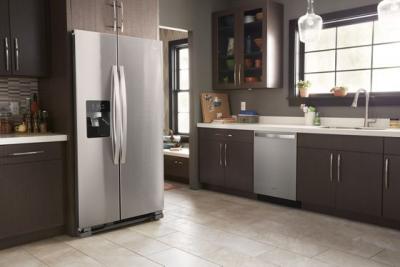 36" Whirlpool 25 Cu. Ft. Full-Depth Side-by-Side Refrigerator - WRS325SDHZ