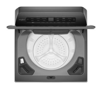 27" Whirlpool 5.5 Cu. Ft. Smart Top Load Washer In Chrome Shadow - WTW6120HC