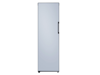 24" Samsung 11 Cu. Ft. Bespoke 1-Door Column Freezer with Sky Blue Matte Glass Panel - F-RZ11T7474A48