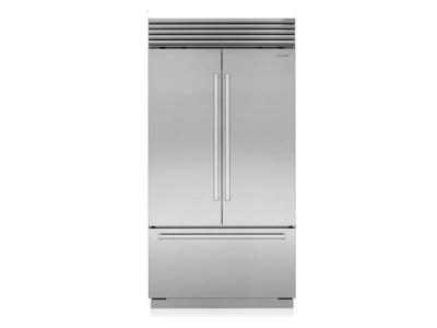 42" SubZero Classic French Door Refrigerator  with Internal Dispenser and Tubular Handle - CL4250UFDID/S/T