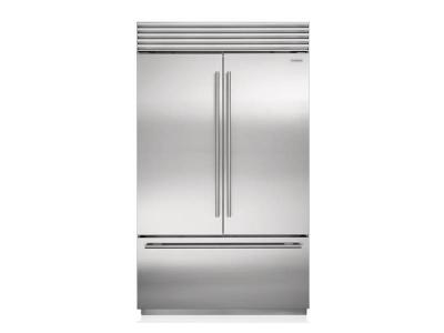 48" SubZero  Classic French Door Refrigerator With Tubular Handle in Stainless Steel - CL4850UFD/S/T